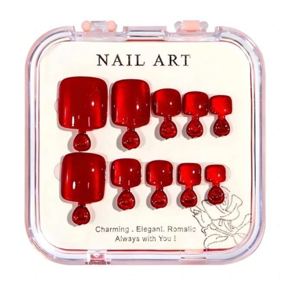 Red Nail Art Set